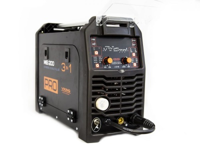 Сварочный полуавтомат VIKING MIG 200 DOUBLE PULSE SYNERGIC PRO MIG/MMA/LIFT-TIG 3 в 1