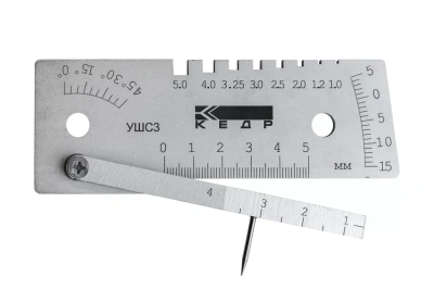 Шаблон сварщика КЕДР УШС-3 с калибровкой